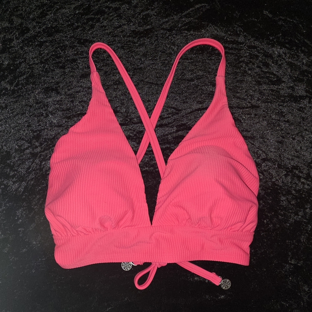 Time and Tru Hot Pink Bikini Top